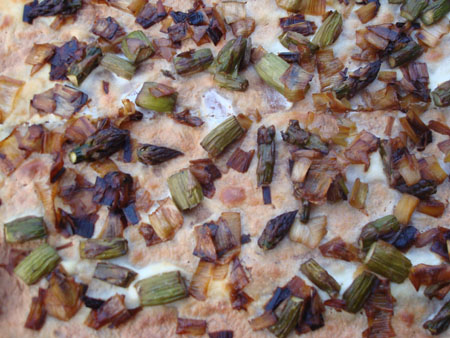 leek asparagus pizza leek asparagus pizza