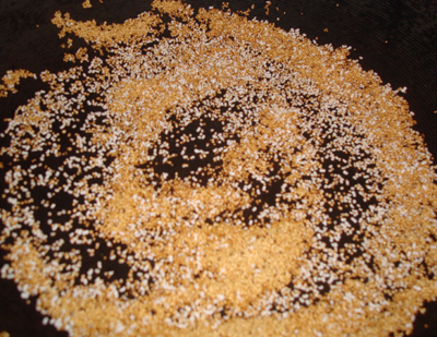 popping the amaranth