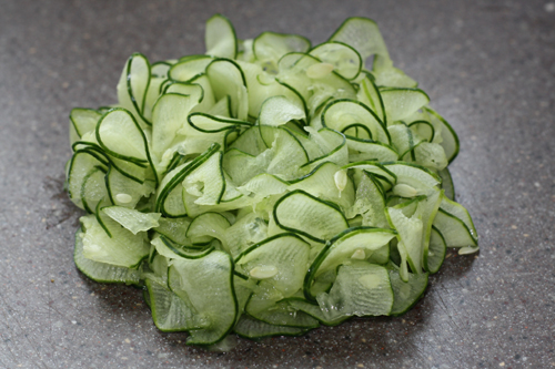 spiralizedcuke Spiralized cucumber.