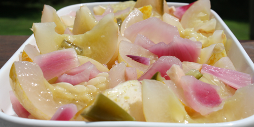 lemon cucumber pickles