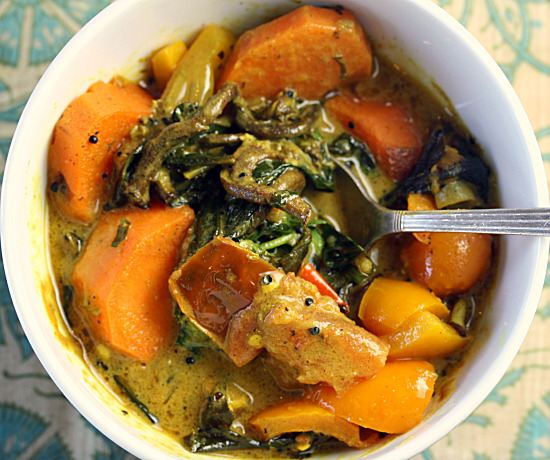 curried spring vegetables