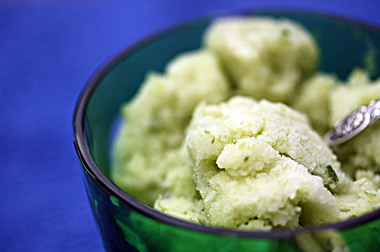 cucumber sorbet cucumber sorbet