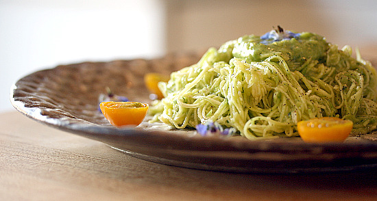 zucchini pasta avocado sauce zucchini pasta avocado sauce