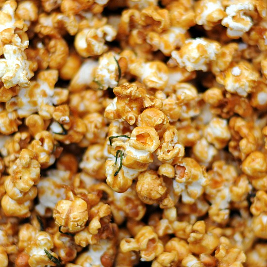 rosemary caramel corn rosemary caramel corn
