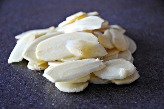 ginger slices for candied ginger