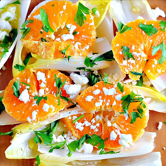 endive salad top endive salad with oranges