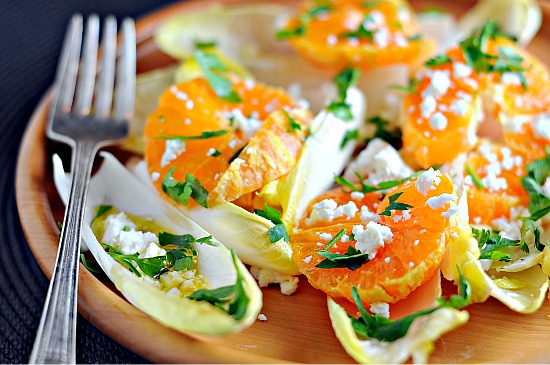 winter endive salad 1 endive orange salad