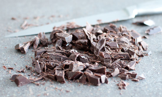 chopped chocolate dark chocolate chopped