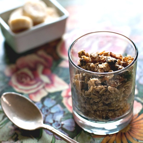 Olive Oil Granola from Healthy Green Kitchen Olive Oil Granola