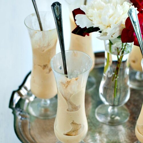 rose and peony ice cream