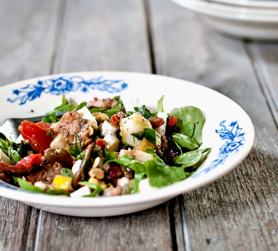 Panzanella Salad Panzanella Salad with Avocado and Corn
