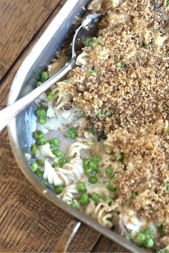 Tuna Casserole top