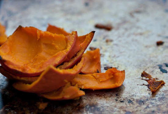 cooked squash rind red kuri squash rinds