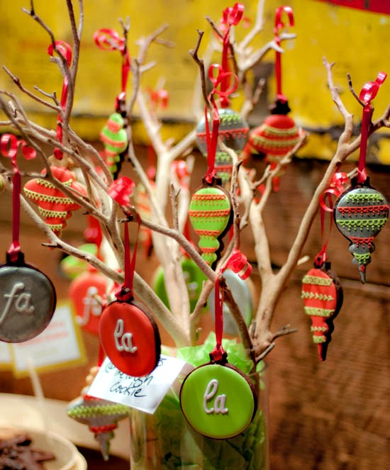 Gails' ornament cookies The Tough Cookie ornament cookies