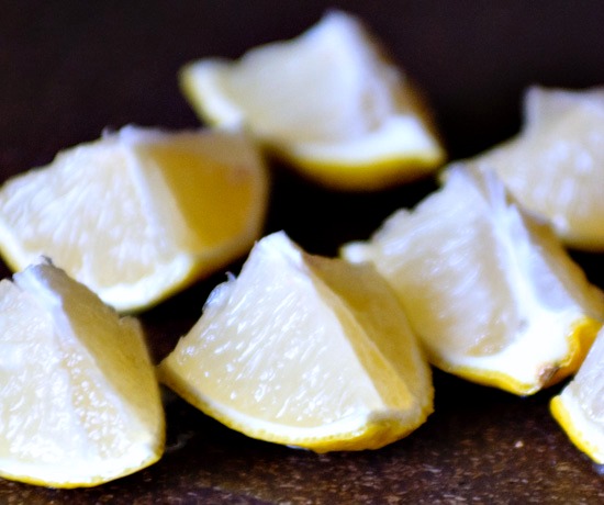 lemons sliced lemons