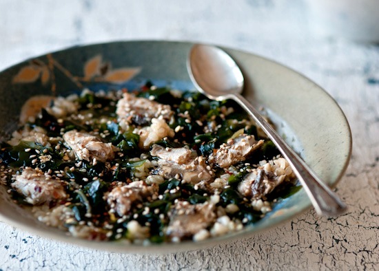 ochazuke with sardines brown rice ochazuke