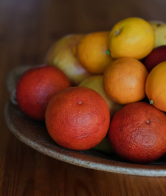 bowl of citrus mixed citrus