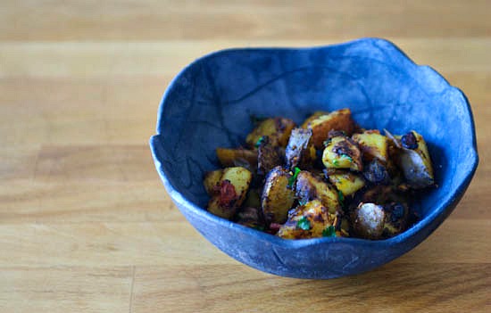 Indian spiced potatoes jeera aloo
