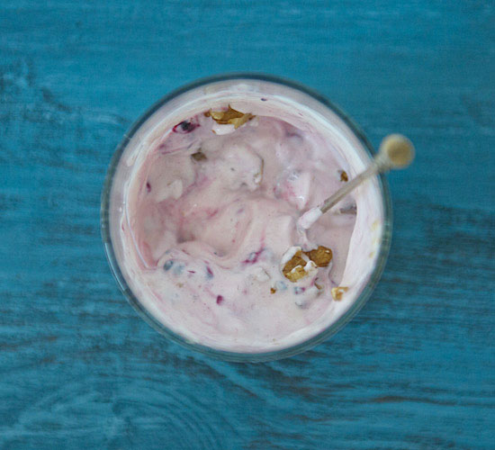 yogurt parfait with berries black raspberry parfait