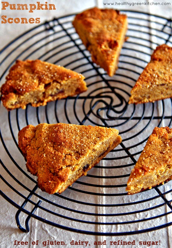 Pumpkin Scones | Healthy Green Kitchen