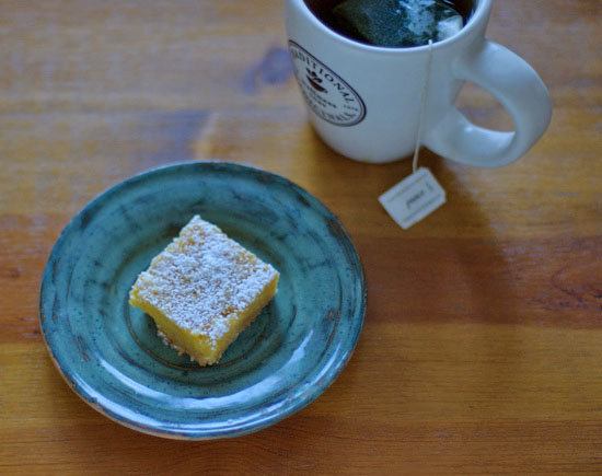 lemon bars from the smitten kitchen cookbook