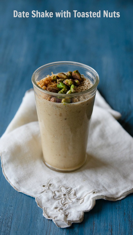 Date Shake with Toasted Nuts from www.healthygreenkitchen.com