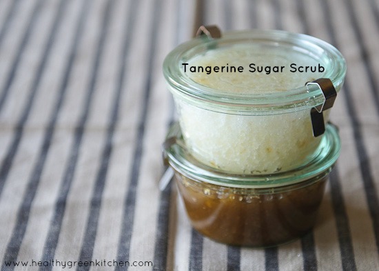 Tangerine Sugar Scrub from www.healthygreenkitchen.com