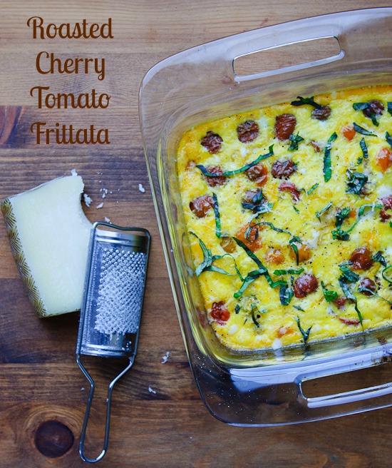 roasted tomato frittata