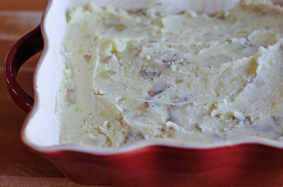 shepherd's pie before baking
