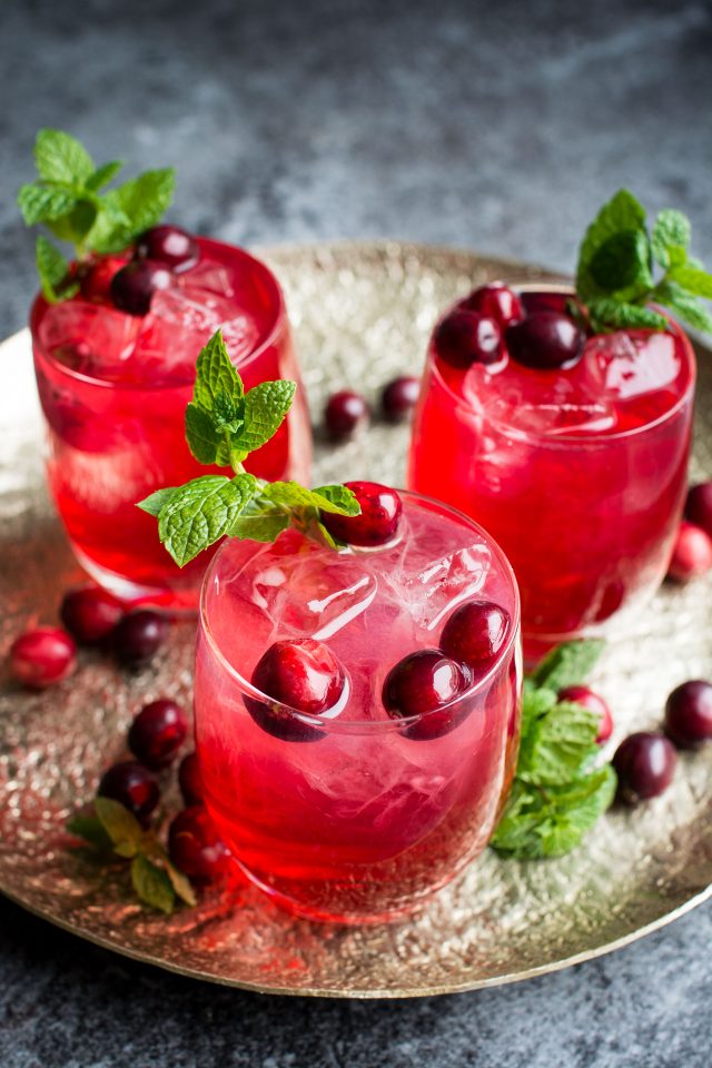 A deliciously refreshing cocktail featuring gin and cranberry juice!