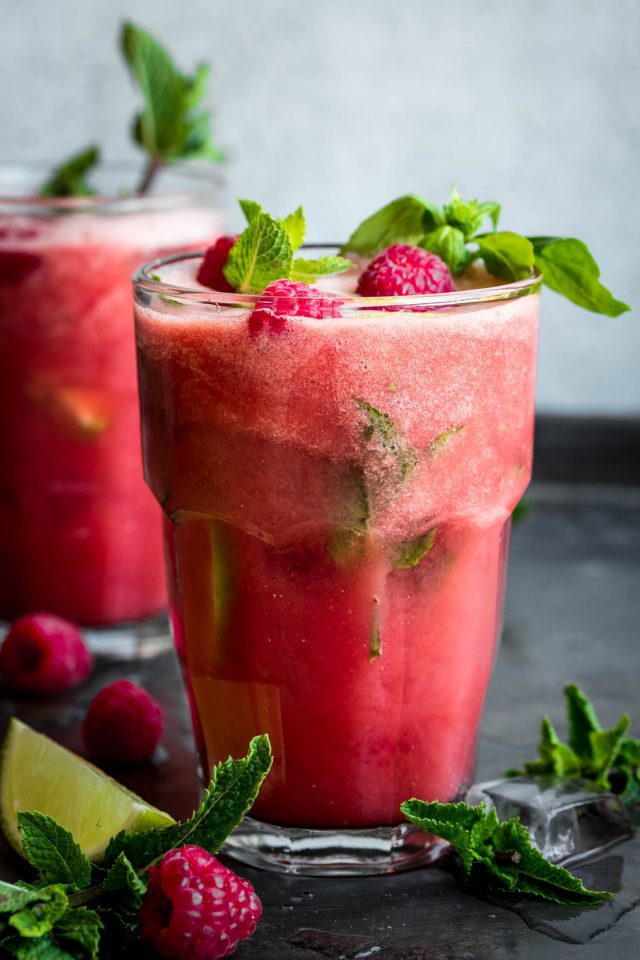 Watermelon Basil Cooler. A cool, refreshing summer drink that takes 10 minutes to make!