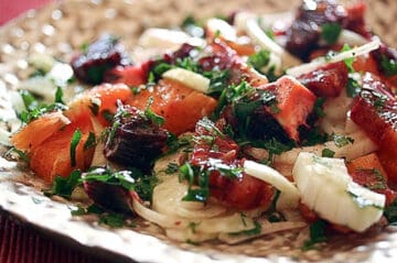 Blood Orange and Fennel Salad.